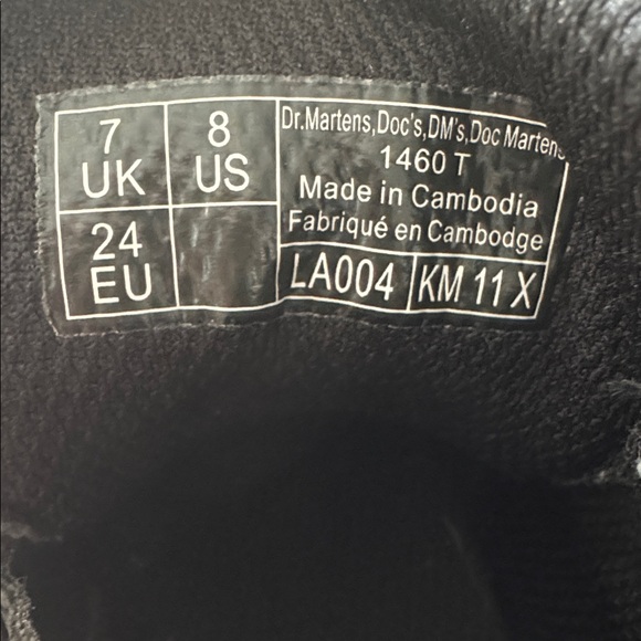 Dr. Martens Black Boots with Yellow Accents - Picture 5 of 5